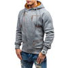 Männers fleece hoodie – zip-jumper mit taschen für den alltag