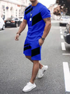 2-teiliges freizeit-ensemble - zeitgemässer t-shirt und shorts