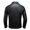 Männer schwarzer lederjacke - zeitgemässer klassischer stil