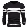 Männersweater mit stilvollem strickdesign – vielseitiger langarmpullover für freizeit und büro