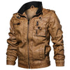 Chic lederjacke für männer - langlebige oberbekleidung für den herbst