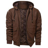 Braune lederjacke - stilvolle herrenmode