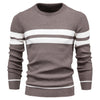 Männersweater mit stilvollem strickdesign – vielseitiger langarmpullover für freizeit und büro