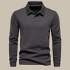 Männer langarm polo-shirt – zeitlos und vielseitig für deine garderobe