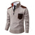 Männliches halb-zip pullover - schicker strickpullover für smart-casual style