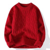 Strickpullover für männer - vintage stil mit strukturiertem design