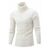 Männers pullover mit kabelstrick und rollkragen - dicke, warme sweater für legere anlässe