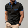 Männer casual polo shirt - schicker kurzarm oberteil