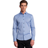 Stretch-hemd – slim-fit herren-langarm-knopfleistenhemd mit weichem stoff