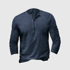 Langärmliges henley shirt - zeitloses freizeitoberteil für männer