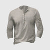 Langärmliges henley shirt - zeitloses freizeitoberteil für männer