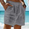 Herren leinen shorts – premium, leichte sommerbekleidung mit atmungsaktivem stoff für lässige ausflüge