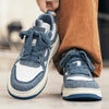 Männersneaker im lässigen denim-stil in grau - trendige freizeit-schuhe für vielseitige outfits
