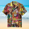 Kurzärmeliger shirt mit glace-motiv – lässiges herren-shirt