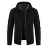 Strick-zip-hoodie - lässige herrenoberbekleidung
