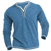 Stylisches langarmshirt – lässiges henley für herren