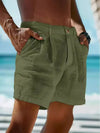 Herren leinen shorts – premium, leichte sommerbekleidung mit atmungsaktivem stoff für lässige ausflüge