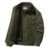 Männliche outdoor-jacke - cordstoff mit sherpa-futter für lässige anlässe - warm und vielseitig
