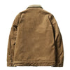 Männliche outdoor-jacke - cordstoff mit sherpa-futter für lässige anlässe - warm und vielseitig