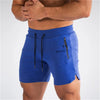 Männersportshorts mit reissverschluss-taschen für fitness-aktivitäten - strapazierfähige trainingsshorts für laufen und fitnessstudio