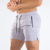 Männersportshorts mit reissverschluss-taschen für fitness-aktivitäten - strapazierfähige trainingsshorts für laufen und fitnessstudio
