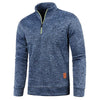 Männlicher, leichter halb-zip pullover - funktioneller jumper für lässige anlässe