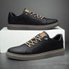 Männersneaker aus echtem italienischem leder – vielseitige smart-casual schuhe für büro und freizeit