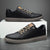 Männersneaker aus echtem italienischem leder – vielseitige smart-casual schuhe für büro und freizeit