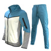2-teilige herren trainingsanzug kombination - luftiges fitness outfit