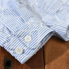 Männer casual shirt mit textur - leichte blaue oberbekleidung für smarte anlässe