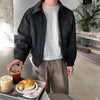 Leichtgewichtige herren zip-jacke - eleganter büro-look für vielfältige abendgarderobe