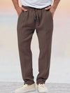 2-teilige männer jogginganzug kombination aus weichem, atmungsaktivem loungewear - langarmshirt und hose für legere anlässe