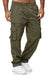 Männer cargo-hosen – funktionale freizeit-trousers mit robuster multi-taschen-design für den alltag