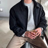 Leichtgewichtige herren zip-jacke - eleganter büro-look für vielfältige abendgarderobe