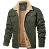 Männer winterjacke robuste sherpa futterjacke - stylische outdoorjacke mit brusttaschen