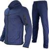 2-teilige herren trainingsanzug kombination - luftiges fitness outfit