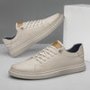 Männersneaker aus echtem italienischem leder – vielseitige smart-casual schuhe für büro und freizeit
