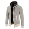 Strick-zip-hoodie - lässige herrenoberbekleidung