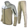 2-teilige herren trainingsanzug kombination - luftiges fitness outfit
