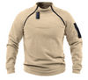 Taktischer outdoor-fleece-pullover für männer - vielseitig und robust