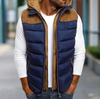 Männer leichte steppweste - isolierte casual-veste für aktive tage