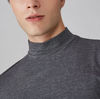 Männers turtleneck t-shirt - zeitgemässer freizeitstil mit kurzen ärmeln aus weichem stoff für den alltag
