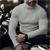 Herren ripp-turtleneck pullover für stilvolles casual-outfit – hochwertige strickware, vielseitig zum layern für täglichen komfort