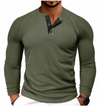 Langärmliges henley-shirt - vielseitiges casual-top für männer
