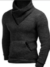 Männer rib pullover für den winter - hochwertige strickqualität für die freizeit
