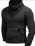 Männer rib pullover für den winter - hochwertige strickqualität für die freizeit