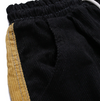 Herren sweatpants in buntem patchwork – verstellbare orange günstige freizeitkleidung für lässige jogginghosen