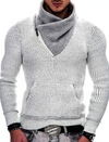 Männer rib pullover für den winter - hochwertige strickqualität für die freizeit