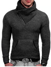 Männer rib pullover für den winter - hochwertige strickqualität für die freizeit