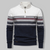 Männer cable knit zip neck jumper - langarm sweater für den alltag